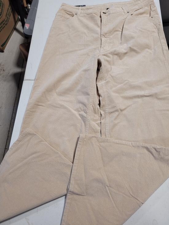 H&M Pants - H&M Wide Leg Corduroy Pants in Light Beige